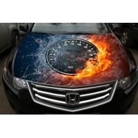 Наклейка на капот 3D TUNING STUDIO Спідометр Spidometr 1200х1500х0.080мм