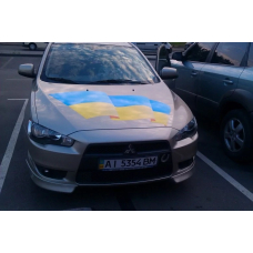 3д наклейка 3D TUNING STUDIO Прапор України 1180х690х0.15мм