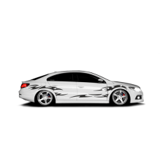 Смуги на крила та двері авто 3D TUNING STUDIO Ф 1504х480х0.060мм=2штуки