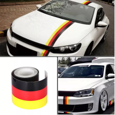 Смуга на авто 3D TUNING STUDIO Прапор Німеччини 1350х150х0.150мм=1штука