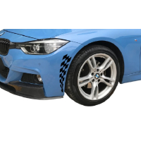 Смуги на крило авто 3D TUNING Studio Шахматка 300х70х0.060мм=2штуки