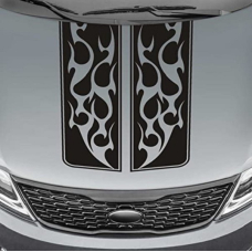 Смуги на капот чи багажник авто 3D TUNING STUDIO Готика 910х580х0.060мм