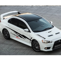 Смуги на авто 3D TUNING STUDIO Лансер спорт рейсинг 2200х450х0.080мм=2штуки
