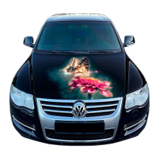 Наклейка на капот 3D TUNING STUDIO Квітка Метелик 1500х1200х0.080мм
