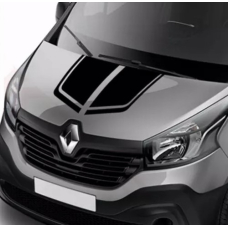 Смуги на капот мікроавтобуса 3D TUNING STUDIO Майстер Боксер Віваро Трафік 480х230х0.075мм=2штуки