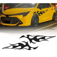 Смуги на крила авто 3D TUNING STUDIO Вогонь 1180х295х0.080мм=2штуки