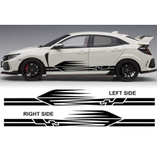 Смуги на авто 3D TUNING STUDIO Швидкість 1780х340х0.080мм=2штуки