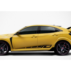 Смуги на авто 3D TUNING STUDIO Геометричні 1650х120х0.060мм=2штуки