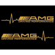 Наклейки смуги на мерседес AMG driving performance 800х160мм=2штуки