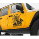 Наклейки смуги Компас 4х4 off road 550х490мм=2штуки