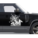 Наклейки смуги Компас 4х4 off road 550х490мм=2штуки