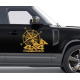 Наклейки смуги Компас 4х4 off road 550х490мм=2штуки