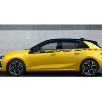 Смуги на автомобіль 3D TUNING STUDIO Опель Астра 2480х80х0.060мм=2штуки
