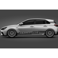 Смуги на бік авто 3D TUNING STUDIO Performance 2100x250х0.080мм=2шт + 440х140х0.080мм=2шт