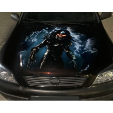 Наклейка на капот 3D TUNING STUDIO Хижак 1500х1200х0.080мм