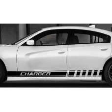 Смуги на авто 3D TUNING STUDIO Додж Чарджер Dodge Charger 2360х110х0.080мм=2штуки