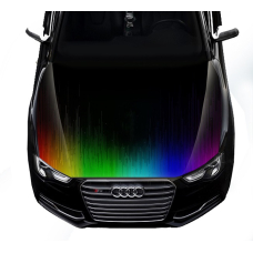 Наклейка на капот 3D TUNING STUDIO Веселка 1500х1200х0.080мм