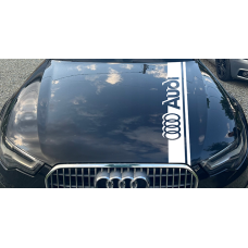 Смуги на капот 3D TUNING STUDIO Ауді 1180х150х0.080мм