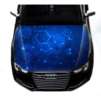 Наклейка на капот 3D TUNING STUDIO Абстракція Соти 1500х1200х0.080мм