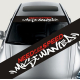Наклейка на лобове скло Need for speed 1300х210х0.080мм