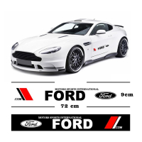 Наклейки смуги на авто 3D TUNING STUDIO Форд 720х90х0.080мм=2штуки