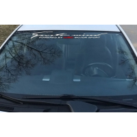 Наклейка на скло авто 3D TUNING STUDIO Спорт Sport mind WRC 900х120х0.080мм