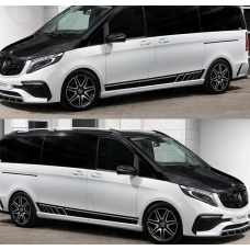 Смуги на мікроавтобус 3D TUNING STUDIO Мерседес Віто С клас 2360х160х0.080мм=2штуки