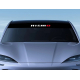 Наклейка на лобове скло Ніссан Nismo 1300х210х0.080мм