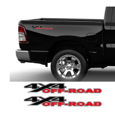 Наклейки на багажник 3D TUNING STUDIO 4х4 off road 470х70х0.080мм=2штуки