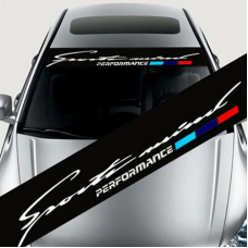 Наклейка на лобове скло 3D TUNING STUDIO Sport mind performance 1300х210х0.080мм