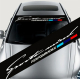 Наклейка на лобове скло Sport mind performance 1300х210х0.080мм