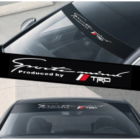 Наклейка на лобове скло 3D TUNING STUDIO Тойота Спорт TRD 1300х200х0.080мм