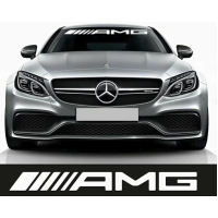 Наклейка на лобове скло 3D TUNING STUDIO Мерседес AMG 1300х210х0.080мм