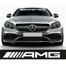 Наклейка на лобове скло 3D TUNING STUDIO Мерседес AMG 1300х210х0.080мм