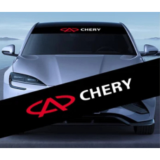 Наклейка на лобове скло 3D TUNING STUDIO Чері Chery 1300х210х0.080мм