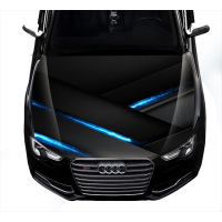 3д наклейка на капот 3D TUNING STUDIO Абстракція Метеорити 1500х1200х0.080мм