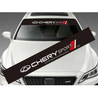 Наклейка на лобове скло 3D TUNING STUDIO Чері спорт 1350х200х0.080мм