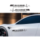 Наклейки на авто Ніссан Nismo 600х100х0.060мм=2штуки