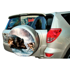 Наклейка на запаску 3D TUNING STUDIO Кабан полювання 680х680х0.080мм