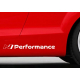 Наклейки на авто Хюндай N Performance 300х40х0.060мм=2штуки