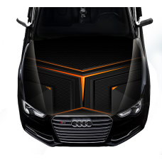 Наклейка на капот 3D TUNING STUDIO 3д абстракція 1500х1200х0.080мм