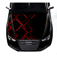 Наклейка на капот 3D TUNING STUDIO Абстракція клітина 1500х1200х0.080мм 