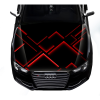 Наклейка на капот 3D TUNING STUDIO Абстракція клітина чч 1500х1200х0.080мм