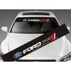 Наклейка на лобове скло 3D TUNING STUDIO Форд Спорт 1350х200х0.080мм