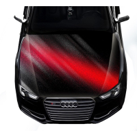 Наклейка на капот 3D TUNING STUDIO Абстракція Промені 1500х1200х0.080мм