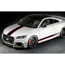 Смуги на капот, двері та багажник авто 3D TUNING STUDIO Чорно червоні 1180х800х0.080мм
