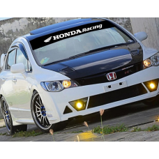 Наклейка на лобове скло 3D TUNING STUDIO Хонда рейсінг 1350х200х0.080мм