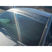 Наклейка на лобове скло 3D TUNING STUDIO Форд Ford performance 1500х210х0.080мм