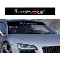 Наклейка на лобове скло 3D TUNING STUDIO Ауді спорт 1300х200х0.080мм
