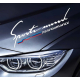 Наклейка на капот авто Performance BMW 1 400x150х0.15мм